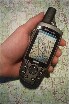 GPSmap 60CSx в руке