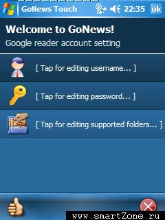 GoNews Touch 1.11 - агрегатор новостей на вашем покет писи GoNews Touch 1.11 - агрегатор новостей на вашем покет писи